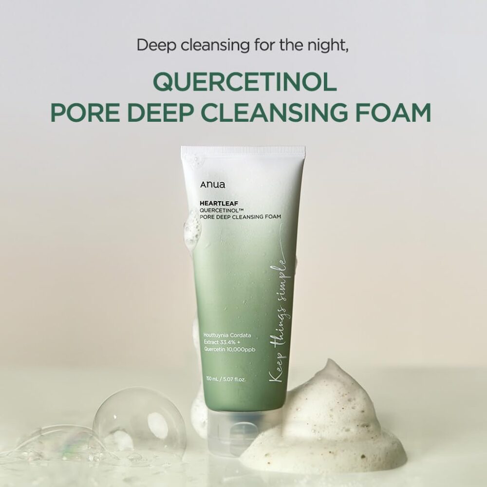 Anua Heartleaf Quercetinol Pore Deep Cleansing Foam - Image 5